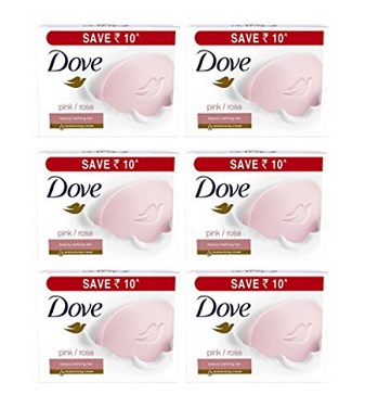 India Desire : Buy Dove Pink Rosa Beauty Bathing Bars, 6x100g At Rs. 273 from Amazon [MRP Rs 364]
